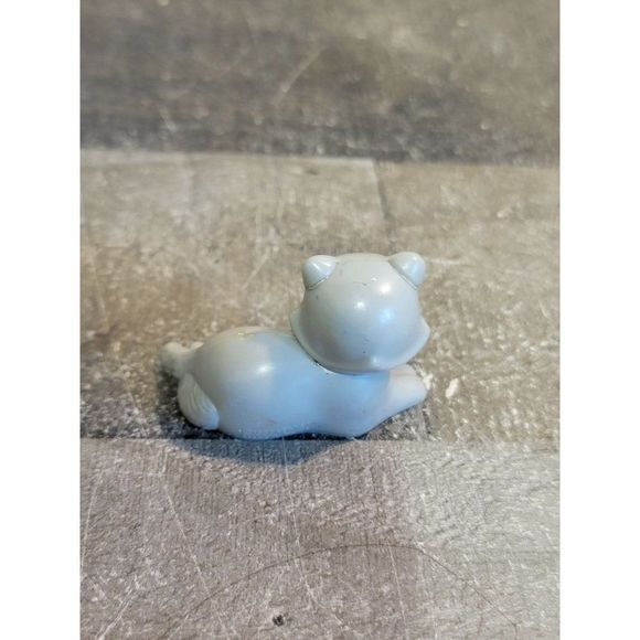 Gray pet cat tabby doll accessory toy figure - Picture 3 of 5